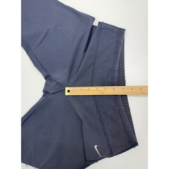 Nike Womens Capris Size Small Navy Blue Nike Sports Short Dry Fit - Picture 8 of 10